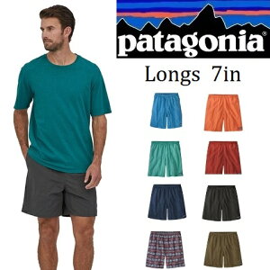 パタゴニア PATAGONIA バギーズショーツ ショーツ BAGGIES LIGHTS long 7in 7インチパタゴニア パンツ ショートパンツ ハーフパンツ バギーズ ライト メンズ ブラック ネイビー ブルー グリーン イエロー ピンク 黒 　撥水