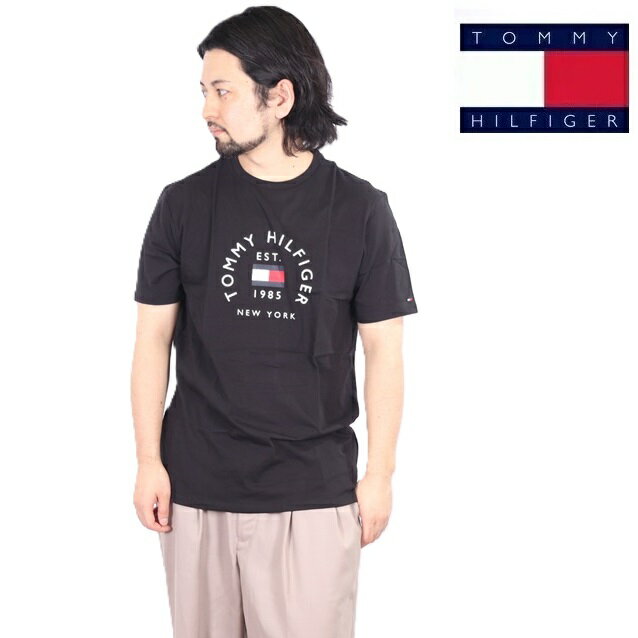 トミー ヒルフィガー ポロシャツ メンズ TOMMY HILFIGER トミーヒルフィガー Tシャツ メンズ 半袖 トップス コットン 綿 ワンポイント 無地 シンプル スリット 大きいサイズ 春夏 カジュアル ブランド ギフト Tシャツ 大きいサイズ XXL 3XL 4XL