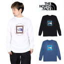 ノースフェイス THE NORTH FACE 長袖 Tシャツ ロンT NF0A7UOL Men 039 s L/S Geo NSE Teeメンズ レディース ロゴ カップルコーデ リンクコーデ ザ ノースフェイス