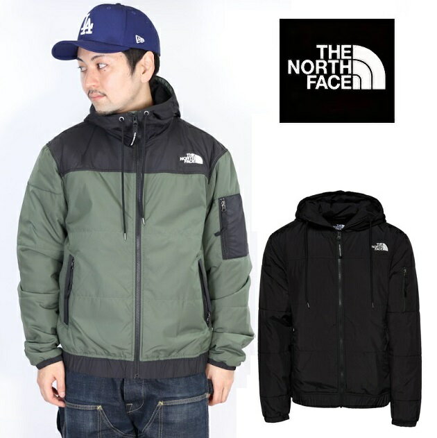 ザノースフェイス The North Face ボンバージャケット メンズ フライトジャケット フード アウター アウトドア ブランド ブラック/オリーブ ノースフェイス ダウン 防寒 マウンテンジャケット マウンテンパーカー アウトドア 登山