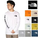 ザ・ノース・フェイス ペアTシャツ ノースフェイス ロンT THE NORTH FACE ザノースフェイス 長袖 Tシャツ メンズ レディース ロゴ カップルコーデ リンクコーデ ザ ノースフェイス 海外限定モデル TNF Sleeve hit tee