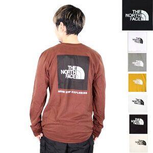 ノースフェイス ロンT ザノースフェイス THE NORTH FACE 長袖 Tシャツ ロンT メンズ レディース ロゴ カップルコーデ リンクコーデ ザ ノースフェイス BOX NSE TEE LS NF0A4762