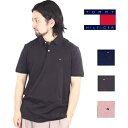 トミーヒルフィガー ポロシャツ TOMMY HILFIGER メンズ 半袖 トップス RICHARD POLO CUSTOM FIT コットン 綿 ワンポイント 無地 シンプル スリット 大きいサイズ 春夏 カジュアル ブランド ギフト Tシャツ 大きいサイズ XXL 3XL 4XL ゴルフ golf スポーツ 78J8750