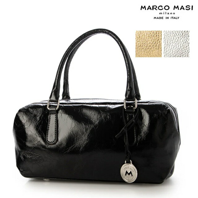 マルコマージ Marco Masi ハンドバッグ バッグ レディース イタリア製 牛革 本革 レザー 横長バッグ ショルダー 秋冬(4)