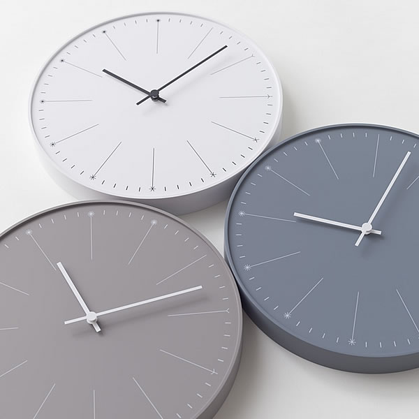 掛け時計【Lemnos レムノス】dandelion ダンデライオン NL14-11 掛時計 壁掛け 壁掛け時計 時計 おしゃれ nendo 北欧 かわいい クロック シンプル ウォール ウォールクロック かけ時計 インテリア雑貨 引越し祝い 引っ越し祝い 新築祝い 贈り物 リビングのサムネイル