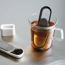 【よりどり送料無料】 キントー KINTO ループティーストレーナー LOOP TEA STRAINER ホワイト ブラック ステンレス 茶こし 茶葉 紅茶 スティック スタンド付き 一人用 おしゃれ シンプル