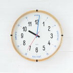 【4月1日はほぼ全品P10倍！】掛け時計 バウハウス ウォールクロック BAUHAUS Fonts Wall Clock CarlMarx カール・マルクス 壁掛け 時計 音がしない 木製 おしゃれ スイープムーブメント キッズ 子供 知育 シンプル 北欧 ギフト 新築祝い 引越祝い エルコミューン