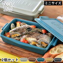 2個セット ツールズ グリラー ミニ TOOLS GRILLER MINI 2set 耐熱 陶器 日本製 電子レンジ 魚焼きグリル ガスレンジ 可 直火調理 ダッチオーブン レシピ付き 遠赤外線 ロースター グリル 一人用 おうち時間 プレート イブキクラフト