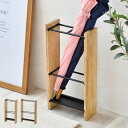 ポッシュリビング アンブレラスタンド 傘立て おしゃれ 北欧 アイアン 屋内 スリム コンパクト 木製 かわいい ナチュラル シンプル 玄関 インテリア 傘 収...