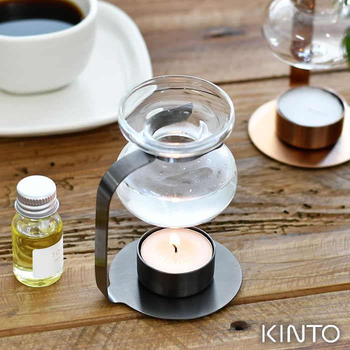 アロマ オイルウォーマー KINTO キャンドルホルダー AROMA OIL WARMER ディフューザー ルームフレグランス ガラス キントー おしゃれ シンプル 北欧 ギフト プレゼント 香り クリア 癒し かわ…