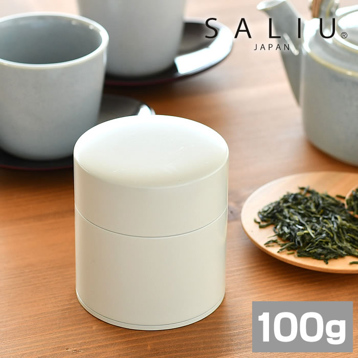 茶缶 100g LOLO ロロ 茶筒 ブリキ製 スチール製 日本製 240ml 紅茶 緑茶 コーヒー 保存容器 キャニスター シンプル SALIU サリュウ 江東堂