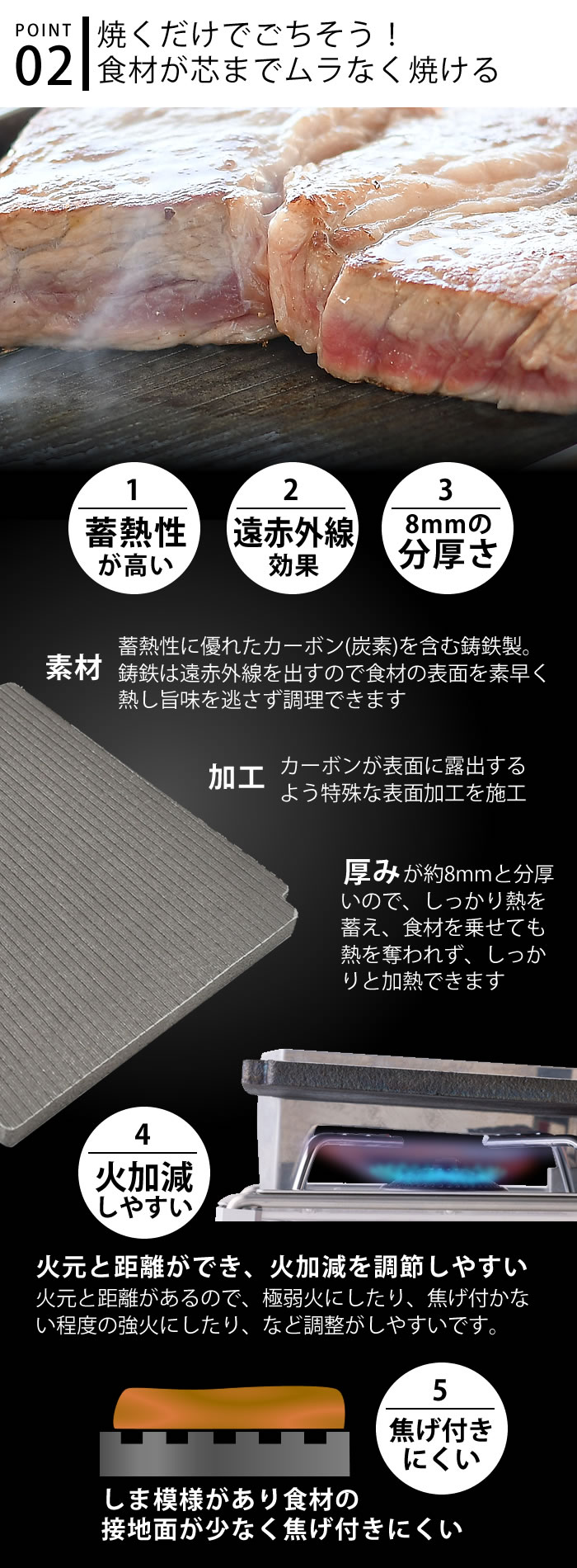 SOTO ミニマルグリル ST-3100 バーベキュー プレート 鉄板 グリル 8mm 日本製 国産...