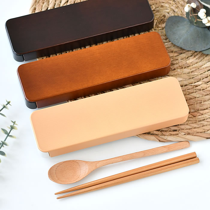 【11月25日はポイント最大10倍祭!】箸 スプーン セット たつみや 18.0 木目スライドスプーン&箸セット スプーン 箸セット お弁当 スライド 大人 木...