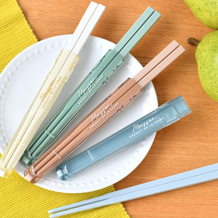 弁当 箸 サブヒロモリ モアソン 抗菌箸&ハーフケース 日本製 抗菌仕様 MY箸 マイ箸 通勤通学 18cm ギフト 持ち運び 新生活 可愛い スリム 給食 学...