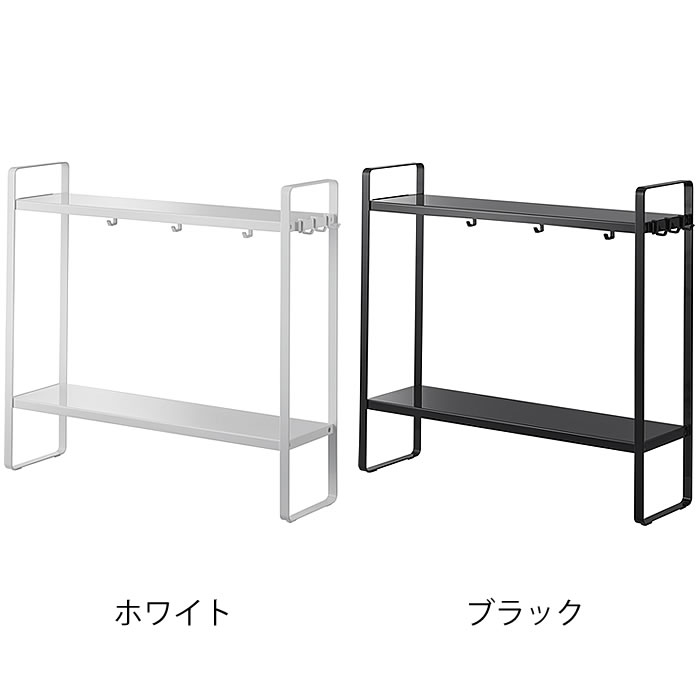 キッチンラック 2段 下が拭けるコンロ横ラック...の紹介画像2