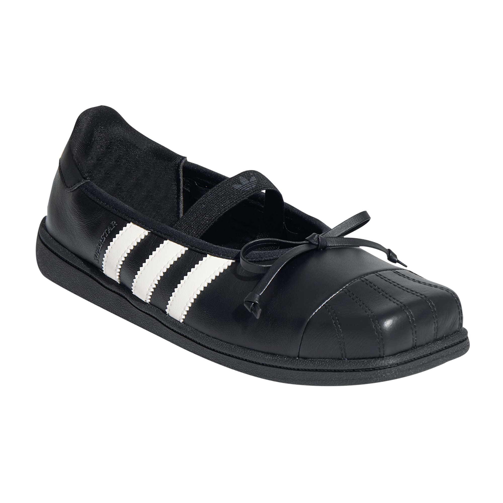 adidas originals [アディダス オリジナルス]スーパースター スクエア バレエ / SUPERSTAR SQ BALLET W6A LB3787 Core Black ブラックスニーカー / JENNIE / BLACKPINK / ブルピン / ジェニー /