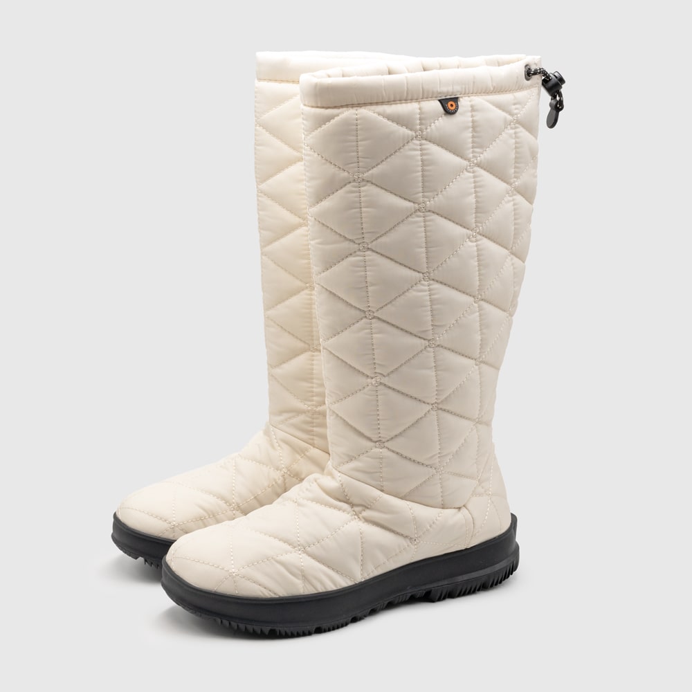 BOGS [ボグス]キルティングウォータープルーフロングスノーブーツ4A 72237 279 OATMEAL オートミール ..