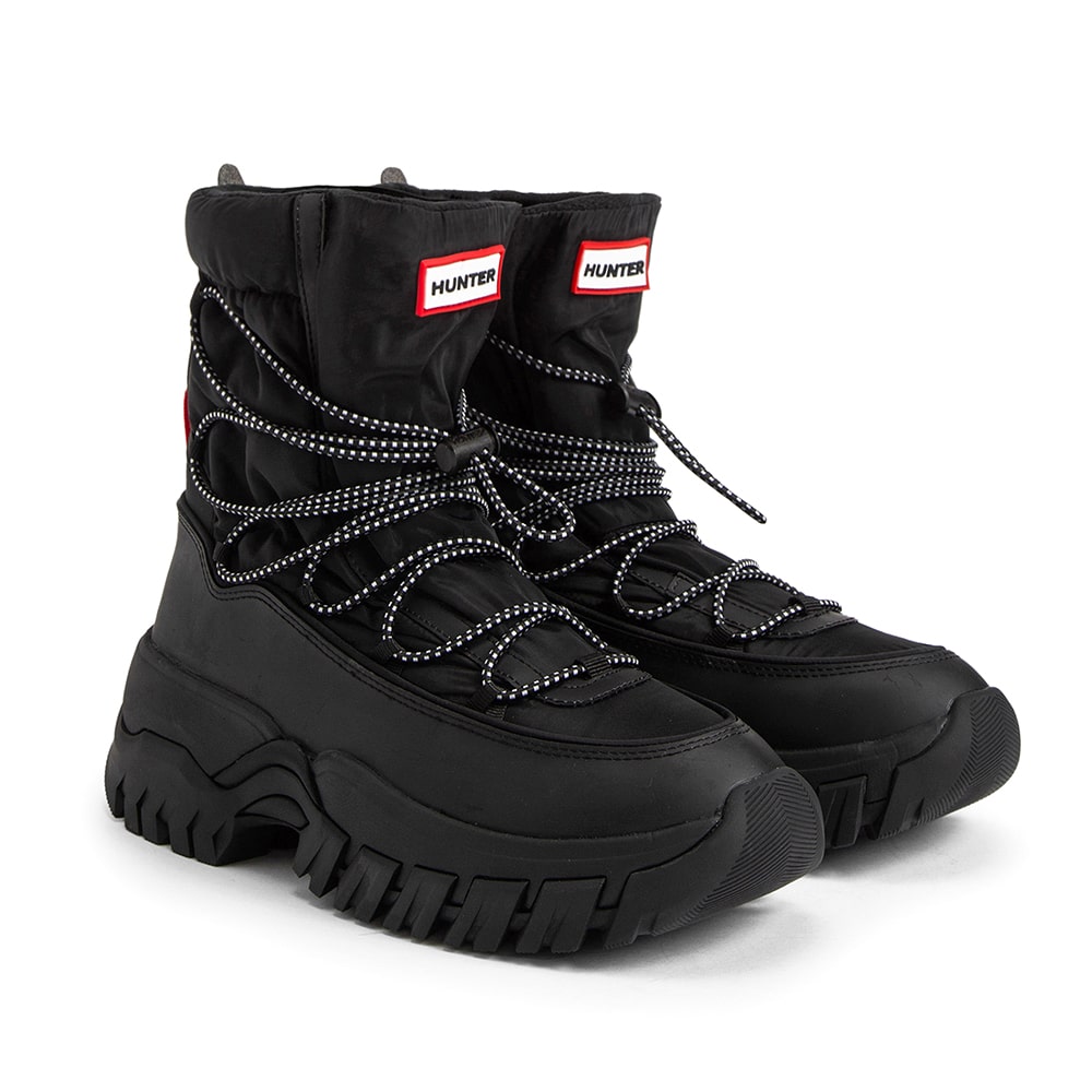 HUNTER [�ϥ󥿡�]��ǥ����� �����顼 �졼�����å� �����ȥɥ� �֡���5A LADIES WANDERER LACE UP OUTODOOR BOOTSWFS2251NYL BLACK �֥�å����ݡ��ƥ��� / �֡��� / ���硼�� / ���Ρ� /