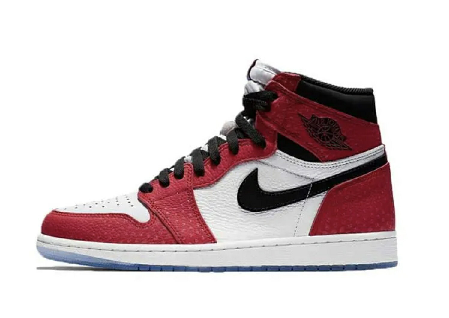 Spiderman × Nike Air Jordan 1 Retro High Origin Story Gym Red White Photo Blue Black