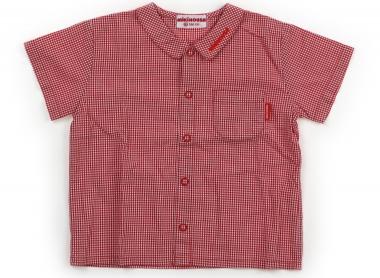 ミキハウス miki HOUSE シャツ・ブラウス 80 男の子 レッドギンガムチェック 子供服 ベビー服 キッズ アウトレット ユーズド 【中古】キッズ・ベビー・マタニティ