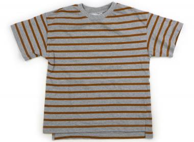 ザラ ZARA Tシャツ・カットソー 140 男の子 グレー、ベージュボーダー 子供服 ベビー服 キッズ アウトレット ユーズド 【中古】キッズ・ベビー・マタニティ