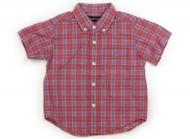ラルフローレン Ralph Lauren シャツ・ブラウス 80 男の子 ピンク、赤・白・青チェック 子供服 ベビー服 キッズ アウトレット ユーズド 【中古】キッズ・ベビー・マタニティ
