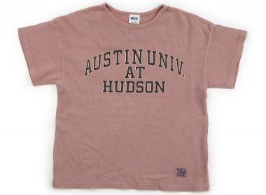 ブリーズ BREEZE Tシャツ・カットソー 150 女の子 ピンクベージュ・墨黒ロゴ 子供服 ベビー服 キッズ アウトレット ユーズド 【中古】キッズ・ベビー・マタニティ