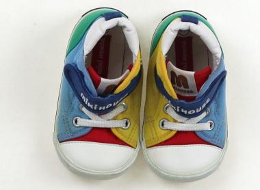 ミキハウス miki HOUSE スニーカー 靴13cm〜 男の子 ブルー・グリーン・イエロー・レッド 子供服 ベビー服 キッズ アウトレット ユーズド 【中古】キッズ・ベビー・マタニティ