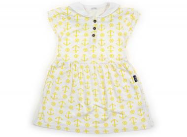 Rakuten - ラグマート Rag Mart ワンピース 110 女の子 ホワイト・イエロー 子供服 ベビー服 キッズ アウトレット ユーズド 【中古】キッズ・ベビー・マタニティ
