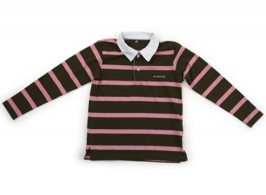 モンベル mont-bell Tシャツ・カットソー 130 男の子 カーキ、ピンク、ボーダー 子供服 ベビー服 キッズ アウトレット ユーズド 【中古】キッズ・ベビー・マタニティのサムネイル