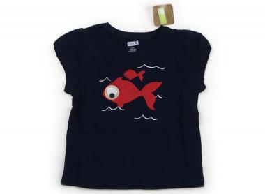 クレイジー8 Crazy 8 Tシャツ・カットソー 110 女の子 ネイビー 子供服 ベビー服 キッズ アウトレット ユーズド 【中古】キッズ・ベビー・マタニティ