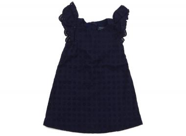 ポロラルフローレン POLO RALPH LAUREN ワンピース 110 女の子 ネイビー 子供服 ベビー服 キッズ アウトレット ユーズド 【中古】キッズ・ベビー・マタニティ