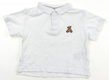 プティマイン petit main ポロシャツ 90 男の子 白 子供服 ベビー服 キッズ アウトレット ユーズド 【中古】キッズ・ベビー・マタニティ