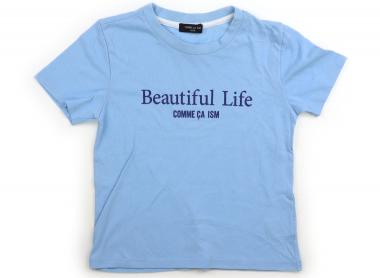 コムサイズム COMME CA ISM Tシャツ・カットソー 130 女の子 ライトブルー・ブルー 子供服 ベビー服 キッズ アウトレット ユーズド 【中古】キッズ・ベビー・マタニティ