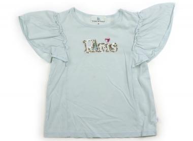 組曲 Kumikyoku Tシャツ・カットソー 140 女の子 ミントブルー 子供服 ベビー服 キッズ アウトレット ユーズド 【中古】キッズ・ベビー・マタニティ