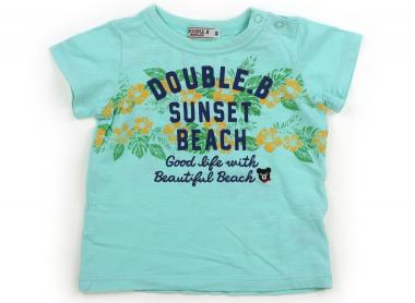 ダブルB Double B Tシャツ・カットソー 80 男の子 エメラルドグリーン 子供服 ベビー服 キッズ アウト..