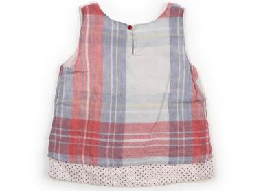 デニムダンガリー DENIM & DUNGAREE タンクトップ・キャミソール 90 女の子 ホワイト・オレンジ 子供服 ベビー服 キッズ アウトレット ユーズド 【中古】キッズ・ベビー・マタニティ 2