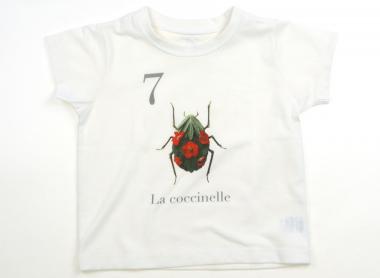 インセクトコレクション Insect Collection Tシャツ・カットソー 100 女の子 昆虫ホワイト 子供服 ベビー服 キッズ アウトレット ユーズド 【中古】キッズ・ベビー・マタニティ