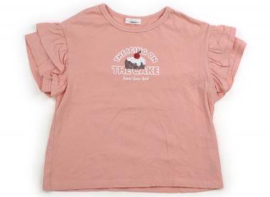 ジェニィ JENNI Tシャツ・カットソー 130 女の子 サーモンピンク 子供服 ベビー服 キッズ アウトレット ユーズド 【中古】キッズ・ベビー・マタニティ(4)