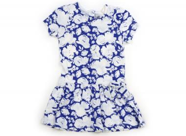 プチバトー PETIT BATEAU ワンピース 80 女の子 青白 子供服 ベビー服 キッズ アウトレット ユーズド 【中古】キッズ・ベビー・マタニティ