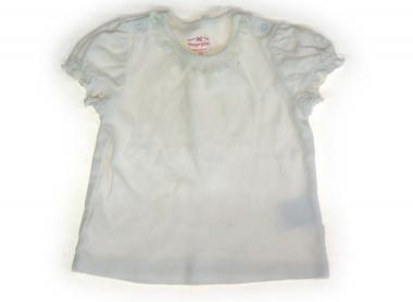 メゾピアノ mezzo piano Tシャツ・カットソー 80 女の子 アイボリー 子供服 ベビー服 キッズ アウトレット ユーズド 【中古】キッズ・ベビー・マタニティ