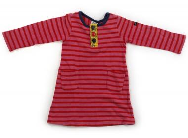Rakuten - ジャンクストア JUNK STORE ワンピース 90 女の子 ピンクボーダー 子供服 ベビー服 キッズ アウトレット ユーズド 【中古】キッズ・ベビー・マタニティ