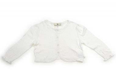 組曲 Kumikyoku カーディガン 120 女の子 白、レース 子供服 ベビー服 キッズ アウトレット ユーズド 【中古】キッズ・ベビー・マタニティ