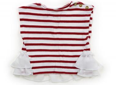 プティマイン petit main Tシャツ・カットソー 80 女の子 レッド×ホワイトボーダー 子供服 ベビー服 キッズ アウトレット ユーズド 【中古】キッズ・ベビー・マタニティ プティマイン petit main Tシャツ・カットソー 80 女の子 レッド×ホワイトボーダー 子供服 ベビー服 キッズ アウトレット ユーズド 【中古】キッズ・ベビー・マタニティ