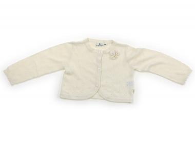 組曲 Kumikyoku カーディガン 80 女の子 オフホワイト 子供服 ベビー服 キッズ アウトレット ユーズド 【中古】キッズ・ベビー・マタニティ
