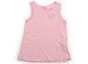 ザラ ZARA タンクトップ・キャミソール 110 女の子 薄いピンク ハートアップリケ 子供服 ベビー服 キッズ アウトレット ユーズド 【中古】キッズ・ベビー・マタニティ