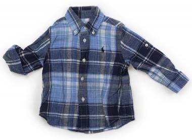 　ブランド 　Ralph Lauren(ラルフローレン) 　カテゴリー 　シャツ・ブラウス 　サイズ 　80サイズ 　色 　ブルー系・チェック 　状態 　★★★ 　記名 　なし 　ジャンル 　Boy 袖をロールアップするベルト付き・2wayで着用出来ます。白っぽさがありますがまだお使いいただけそうです。 ＊【状態】【サイズ】に関しての詳しい説明はこちら