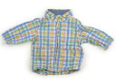 コンビミニ Combimini コート・ジャンパー 80 男の子 チェック(パステル系カラー) 子供服 ベビー服 キッズ アウトレット ユーズド 【中古】キッズ...