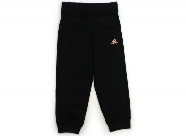 アディダス Adidas スポーツウェア・ダンスウェア 100 女の子 黒、コーラルピンク 子供服 ベビー服 キッズ アウトレット ユーズド 【中古】キッズ・ベビー・マタニティ