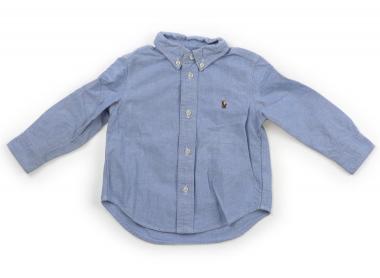 ラルフローレン Ralph Lauren シャツ・ブラウス 90 男の子 水色 子供服 ベビー服 キッズ アウトレット ユーズド 【中古】キッズ・ベビー・マタニティ